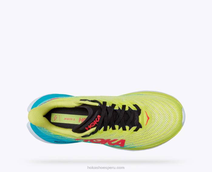 mujer 0LP0D29 Mach 5 Hoka onagra/azul marino