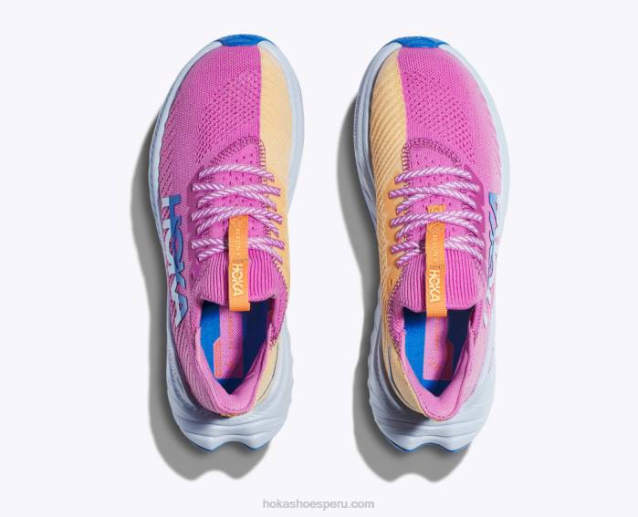 mujer 0LP0D43 carbono x 3 Hoka ciclamen/impala