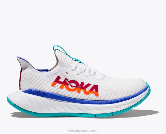mujer 0LP0D44 carbono x 3 Hoka llama blanca
