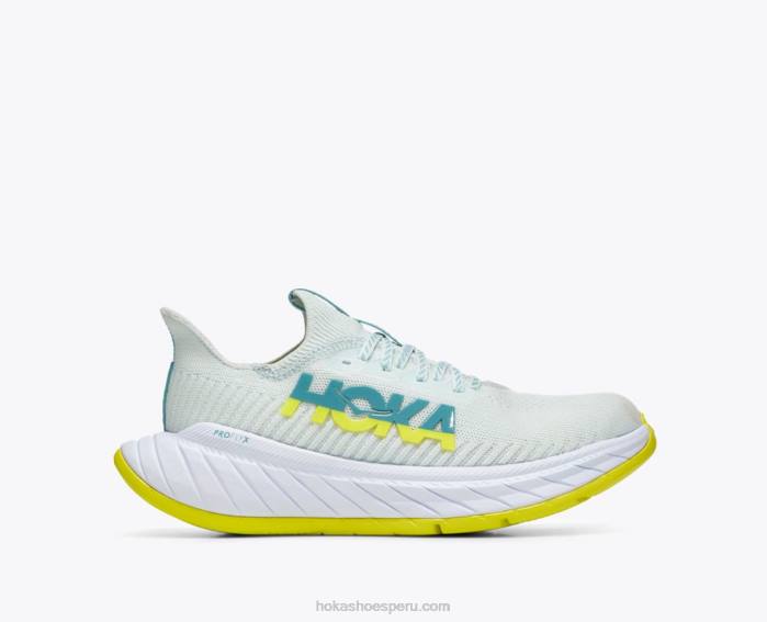 mujer 0LP0D50 carbono x 3 Hoka vela ondulante/onagra