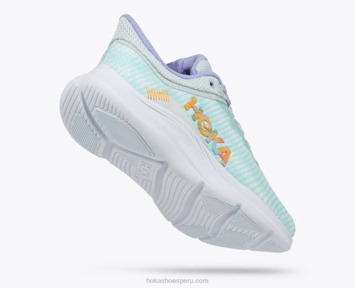 mujer 0LP0D53 solimar Hoka flujo de hielo/amarillo ámbar