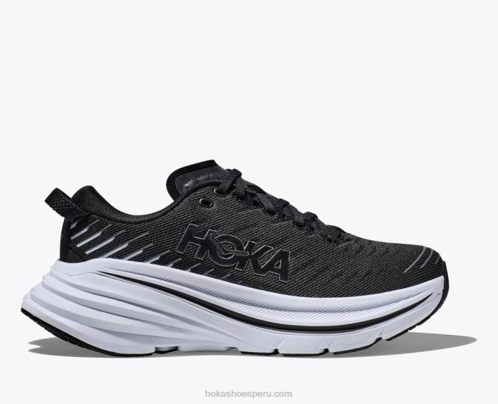 mujer 0LP0D59 bondi x Hoka blanco negro