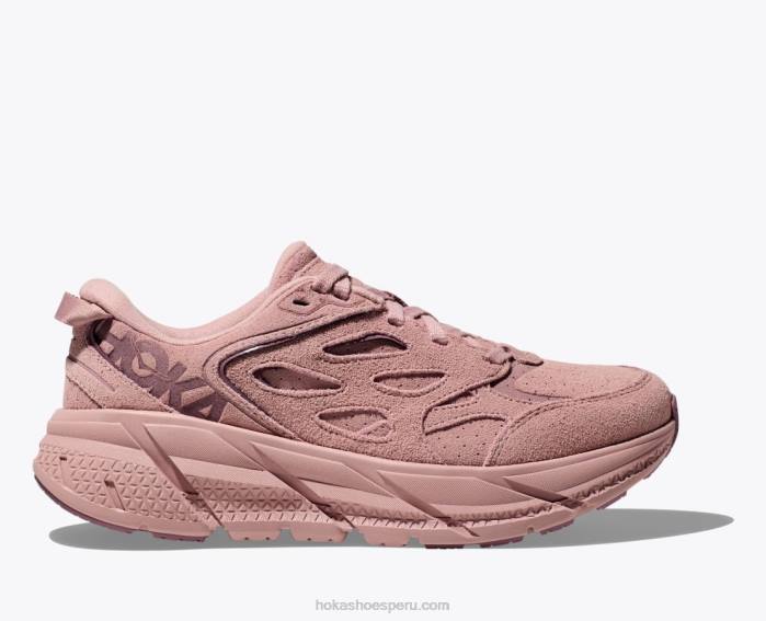 mujer 0LP0D68 clifton l ante Hoka malva pálido