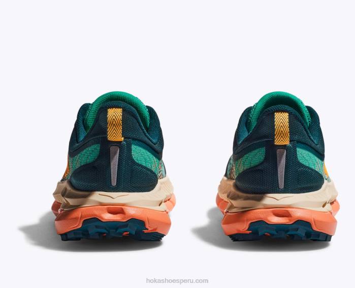 mujer 0LP0D113 mafate velocidad 4 Hoka verde azulado profundo/jardín de agua