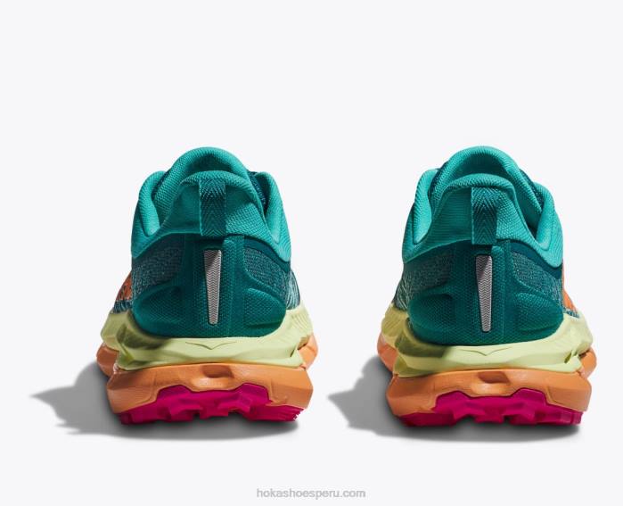 mujer 0LP0D115 mafate velocidad 4 Hoka verde azulado profundo/jardín de agua