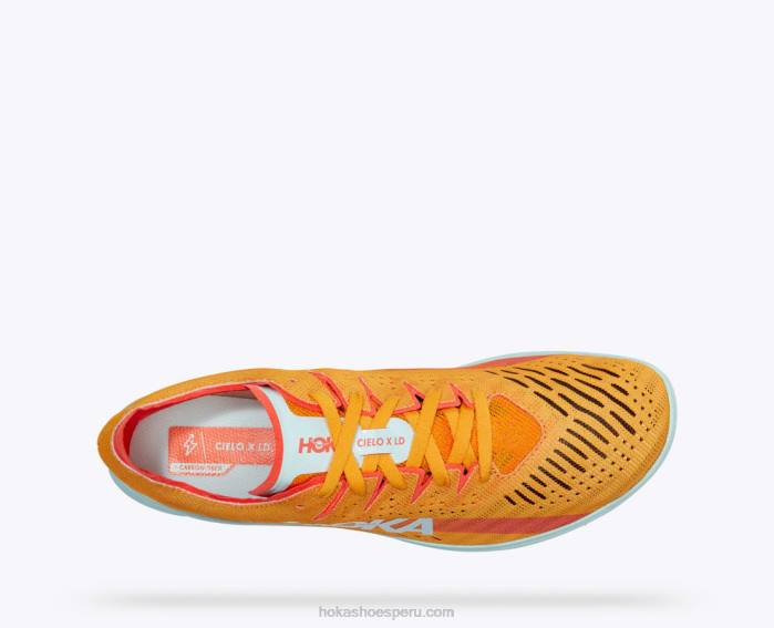 mujer 0LP0D308 cielo x ld Hoka amarillo radiante/camelia