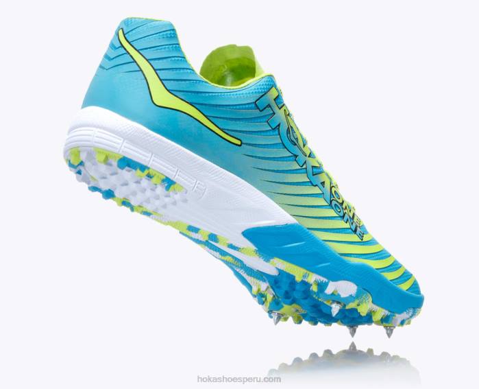 mujer 0LP0D312 pico evo xc Hoka cian/cítrico
