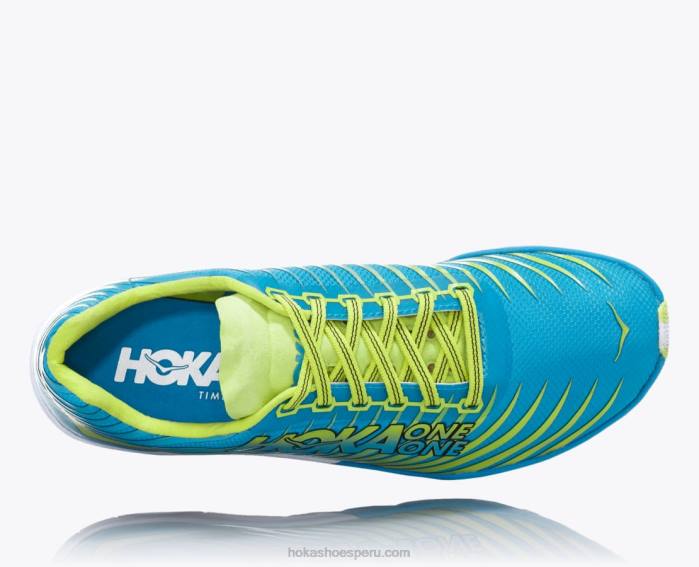 mujer 0LP0D312 pico evo xc Hoka cian/cítrico