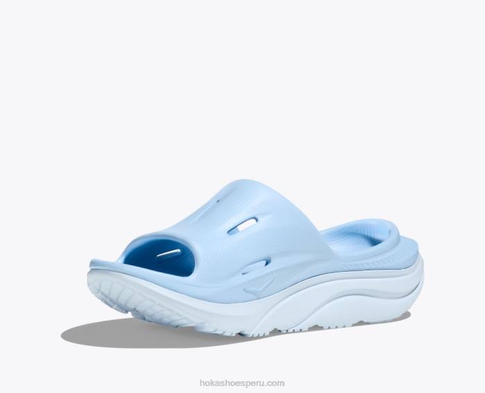 mujer 0LP0D289 diapositiva de recuperación ora 3 Hoka agua helada/azul aireado