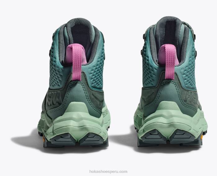 mujer 0LP0D165 anacapa mid gtx Hoka enrejado/verde niebla