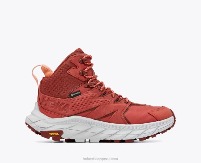 mujer 0LP0D174 anacapa mid gtx Hoka salsa picante/caoba cereza