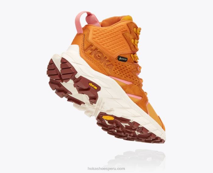 mujer 0LP0D175 anacapa mid gtx Hoka sol del desierto/amarillo dorado