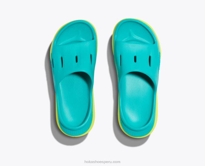 niños 0LP0D682 diapositiva de recuperación ora 3 Hoka azul piedra/azul acero